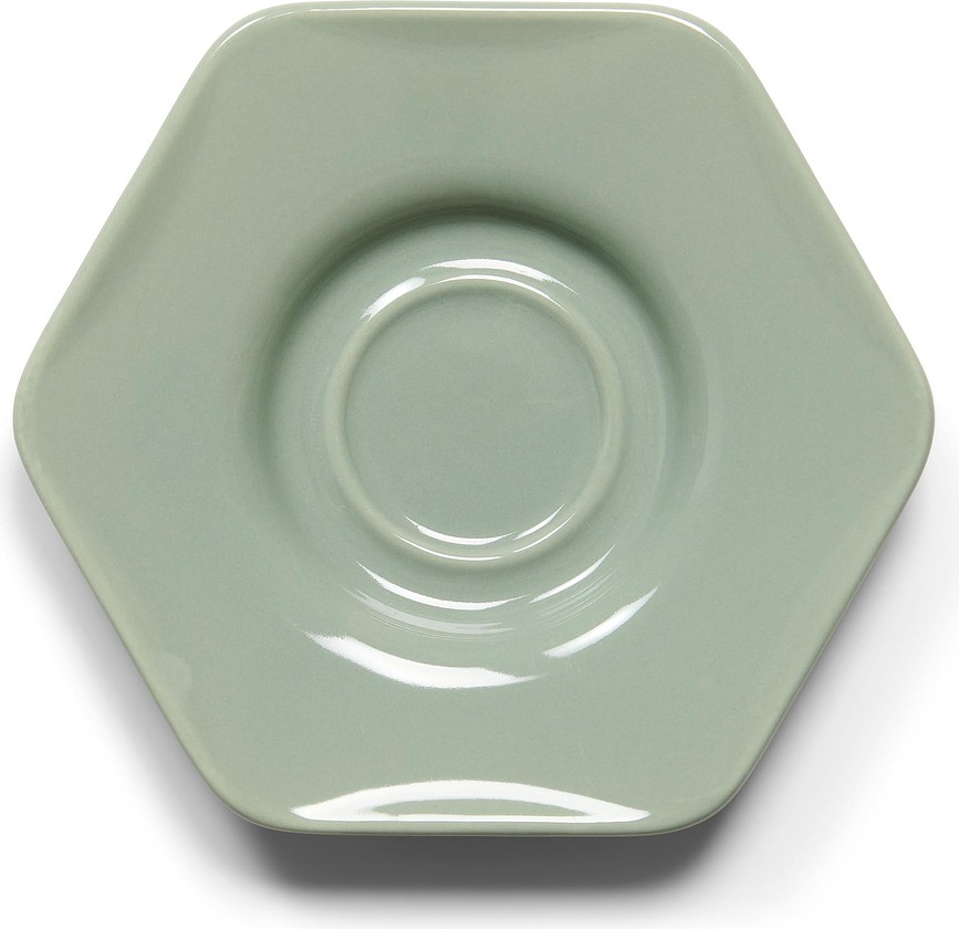 Sculpture Skodelica za espresso, 90 ml, bela, s krožnikom