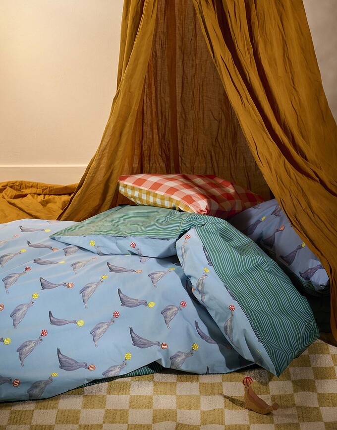 Seal the Deal Taie d'oreiller 60 x 70 cm, bleue