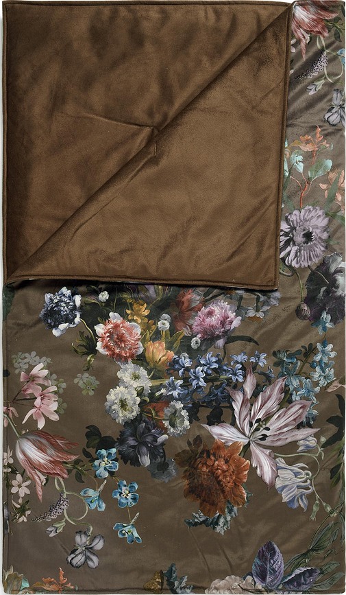 Sengetæppe Isabelle 240 x 100 cm brun
