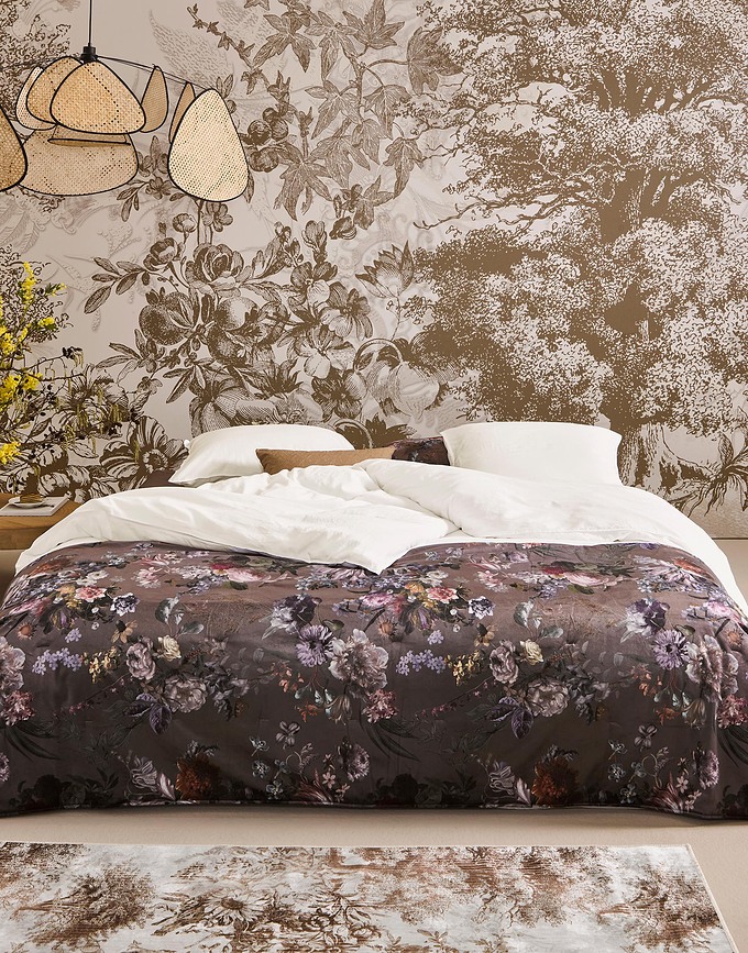 Sengetæppe Isabelle 240 x 100 cm brun