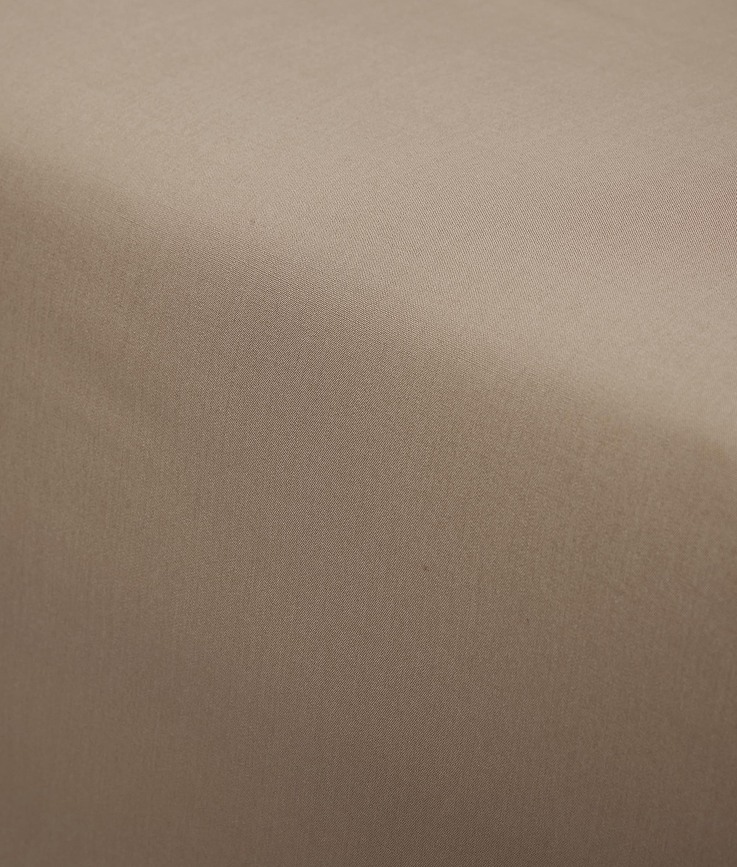 Premium Περκάλ Σεντόνι με Λάστιχο, 160 x 210 cm, λευκό