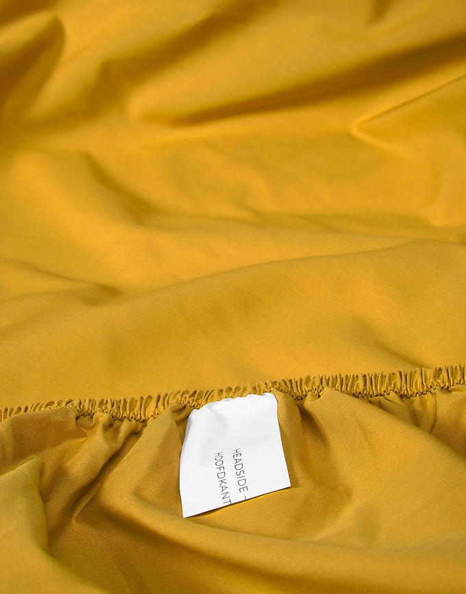 Σεντόνι με λάστιχο Premium Περκάλι, 180 x 210 cm, γκρι-μπεζ