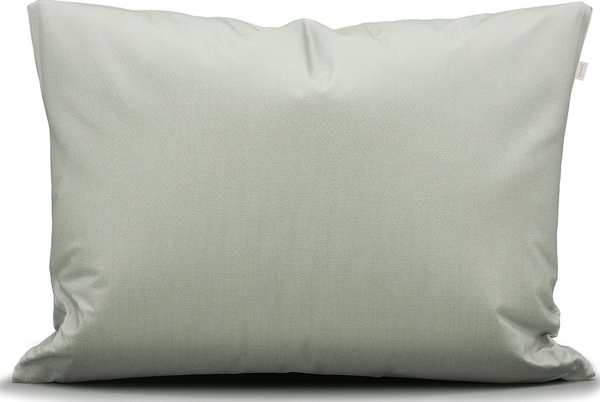 Sol Housse de Couette avec fermeture éclair, 135 x 200 cm et taie d'oreiller 60 x 80 cm, verte, Set 2 pièces