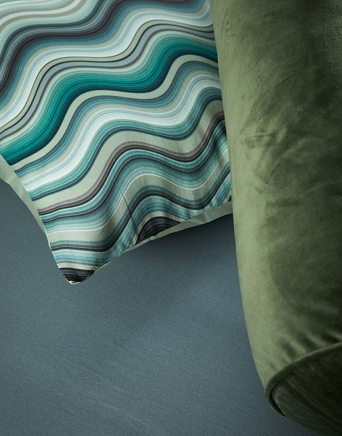 Sol Σετ Παπλωματοθήκης με κλείσιμο φάκελο, 260 x 220 cm, 2 μαξιλαροθήκες 60 x 70 cm, πράσινο