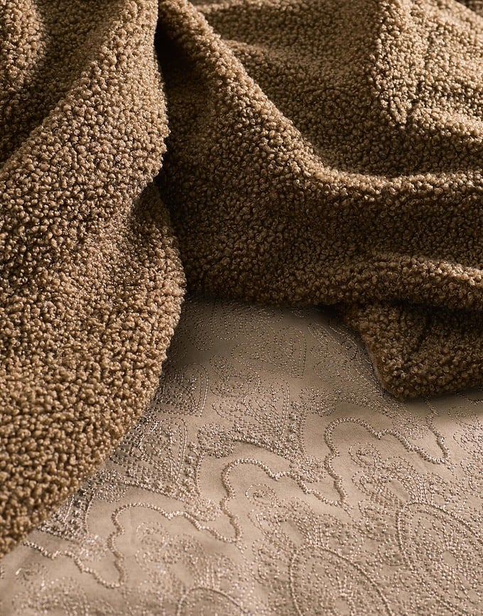 Teddy Deka plišana 150 x 200 cm vanilijasta