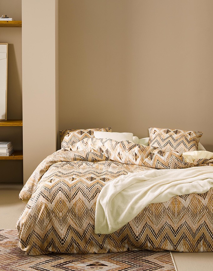 Teddy Plaid effet fourrure, 150 x 200 cm, vanille