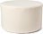 Teddy Pouf vanillefarbig