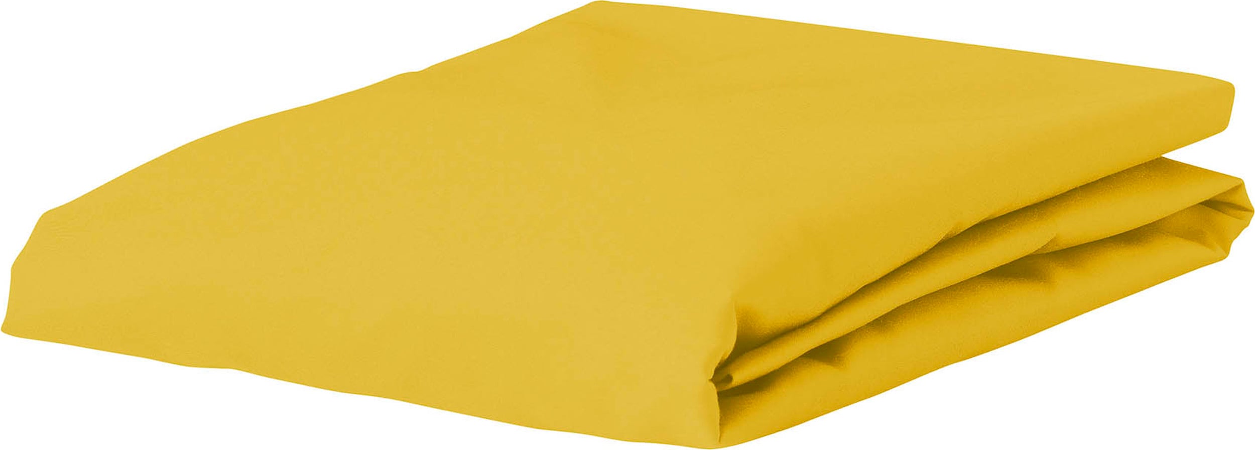 The Perfect Organic Jersey Bettlaken mit Gummizug 100 x 200 cm senffarbig