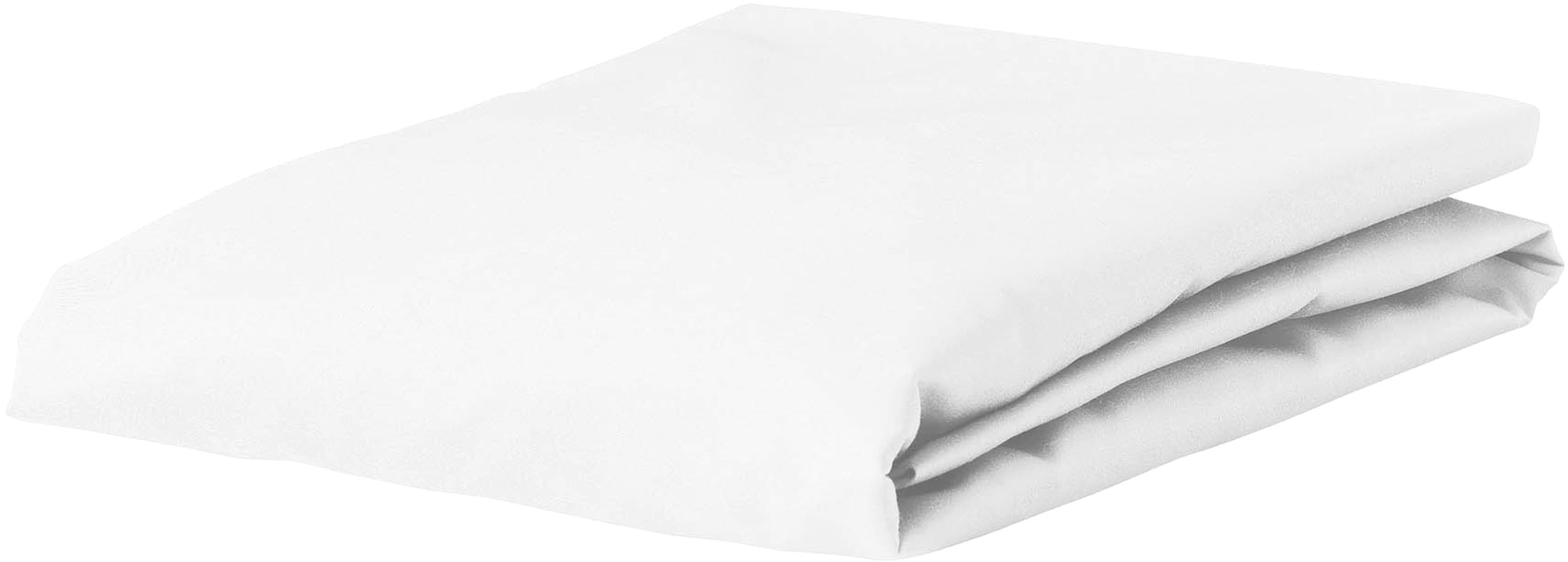 The Perfect Organic Jersey Bettlaken mit Gummizug 100 x 200 cm weiß