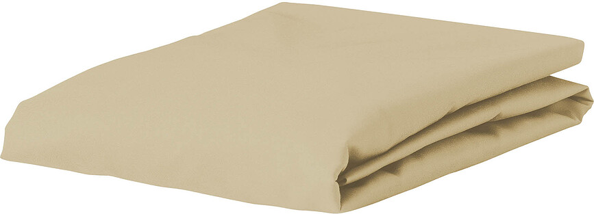 The Perfect Organic Jersey Drap Housse 160 x 200 cm, jaune délavé