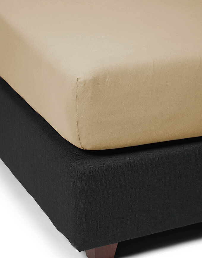 The Perfect Organic Jersey Drap Housse 200 x 200 cm, noir