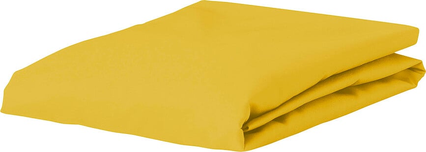The Perfect Organic Jersey Fitted sheet 160 x 200 cm mustard