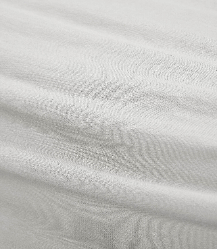 The Perfect Organic Plahta s gumicom Jersey 100 x 200 cm crna