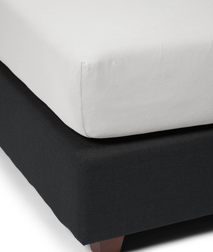 The Perfect Organic Jersey Σεντόνι με Λάστιχο, 100x200 εκ., μαύρο