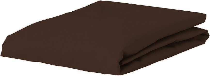 The Perfect Organic Plahta s gumicom jersey 100 x 200 cm čokoladna