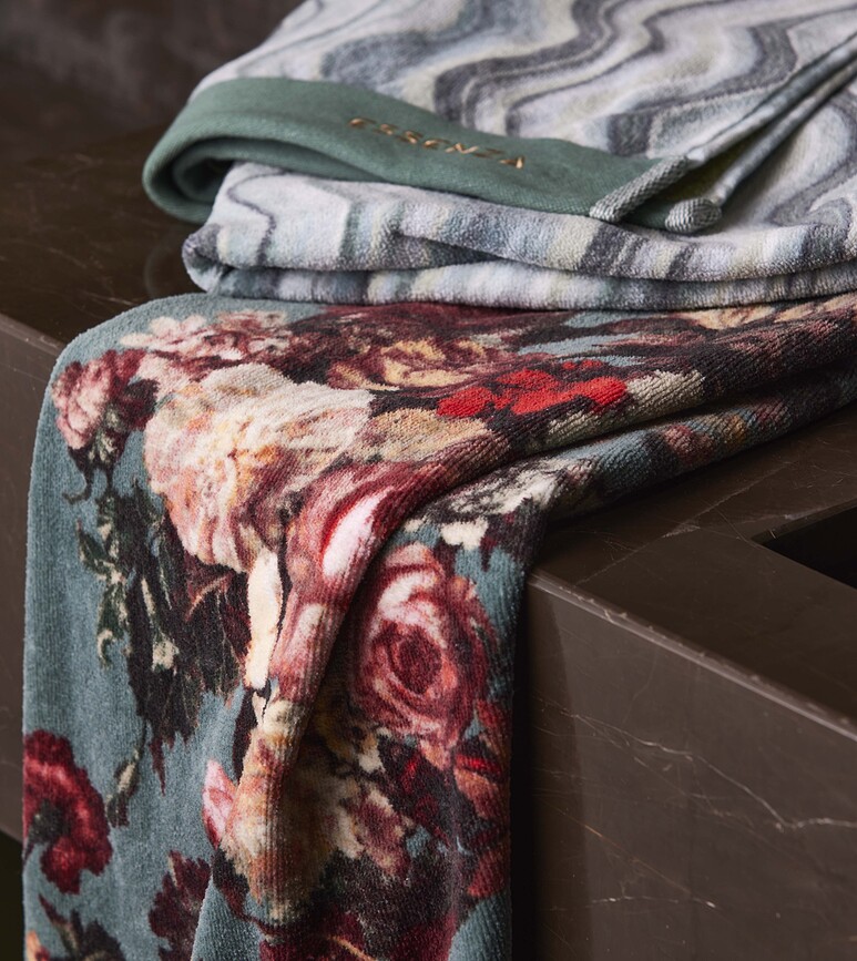 Toalla Karli, 50 x 100 cm, verde mar