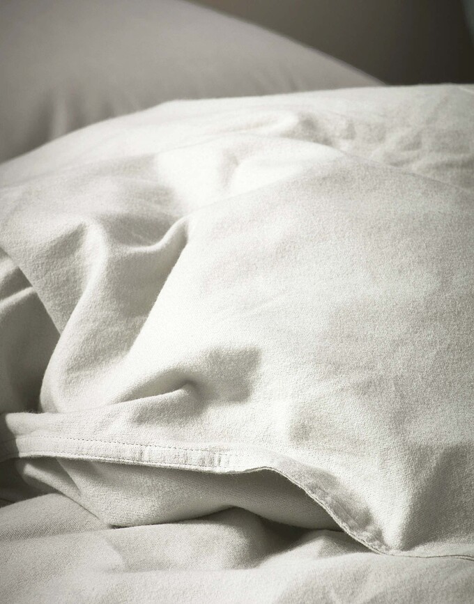 Zeva Σετ Παπλωματοθήκης, 260 x 220 cm, μπεζ, με 2 μαξιλαροθήκες 60 x 70 cm, με κλείσιμο φάκελο