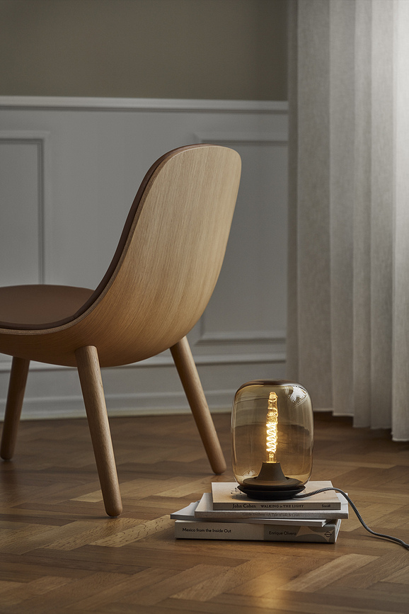Acorn Lampe de Table, ambre