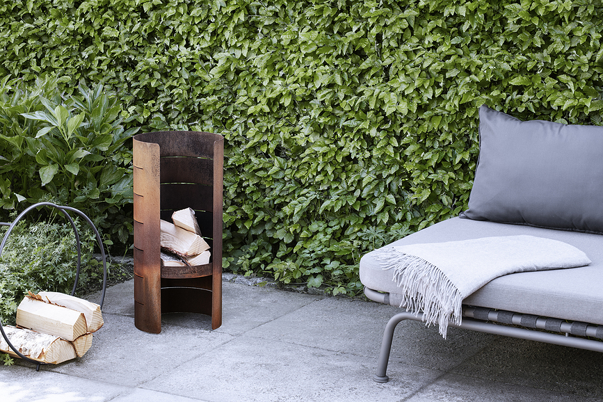 Brasero FireCylinder, para jardín o terraza