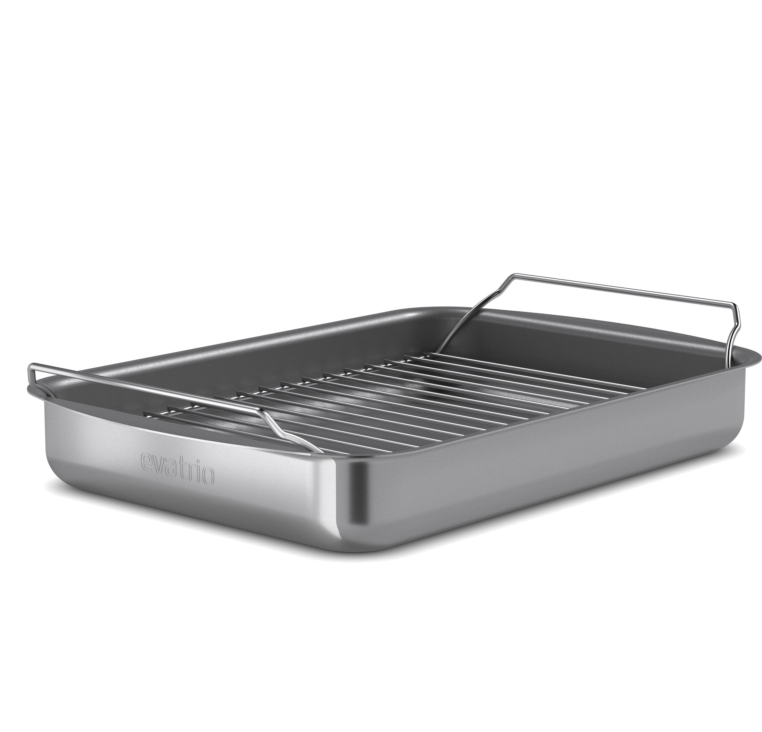 Brytfanna z rusztem Eva Trio 28,5 x 38,2 cm z powłoką Slip-Let