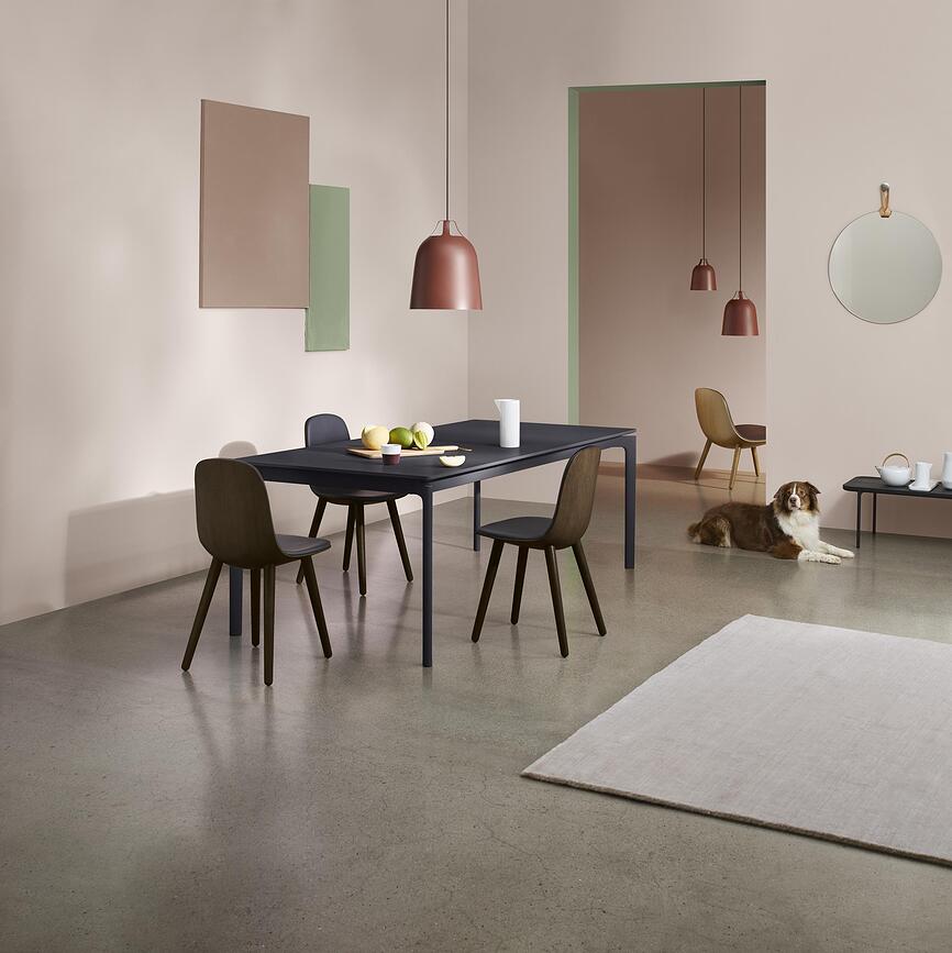 Clover Viseča svetilka, 35 cm, črna