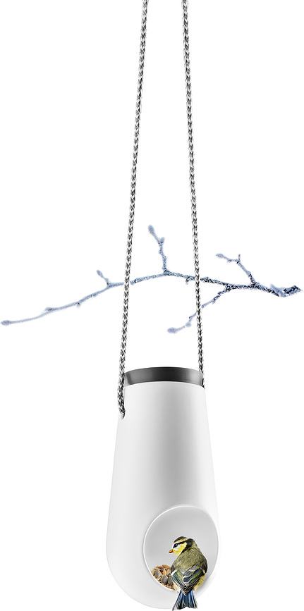 Comedero para Pájaros colgante Eva Solo, blanco