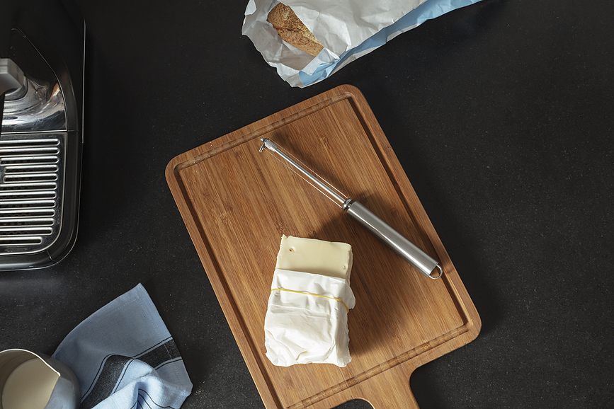 Cortador de Queso de acero Eva Trio, 22 cm