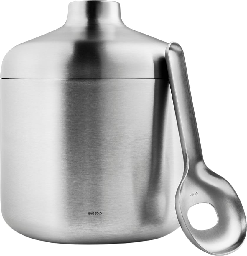 Cubeta para hielo Liquid Lounge, con cuchara, Set de 2 piezas