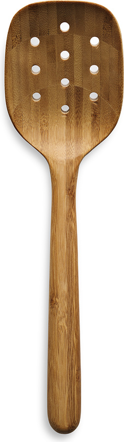 Cuchara de bambú perforada Nordic, 29 cm