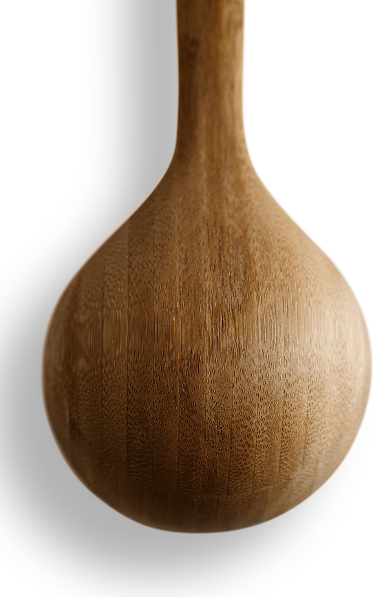 Cucharón Nordic de bambú 29 cm