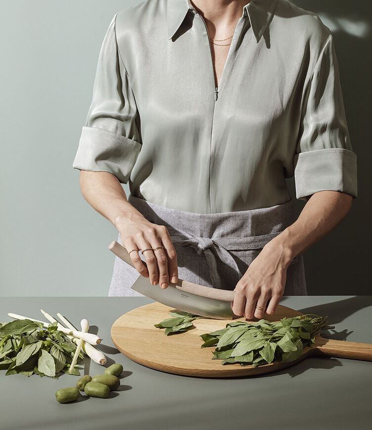 Cuchillo para hierbas Green Tool, verde