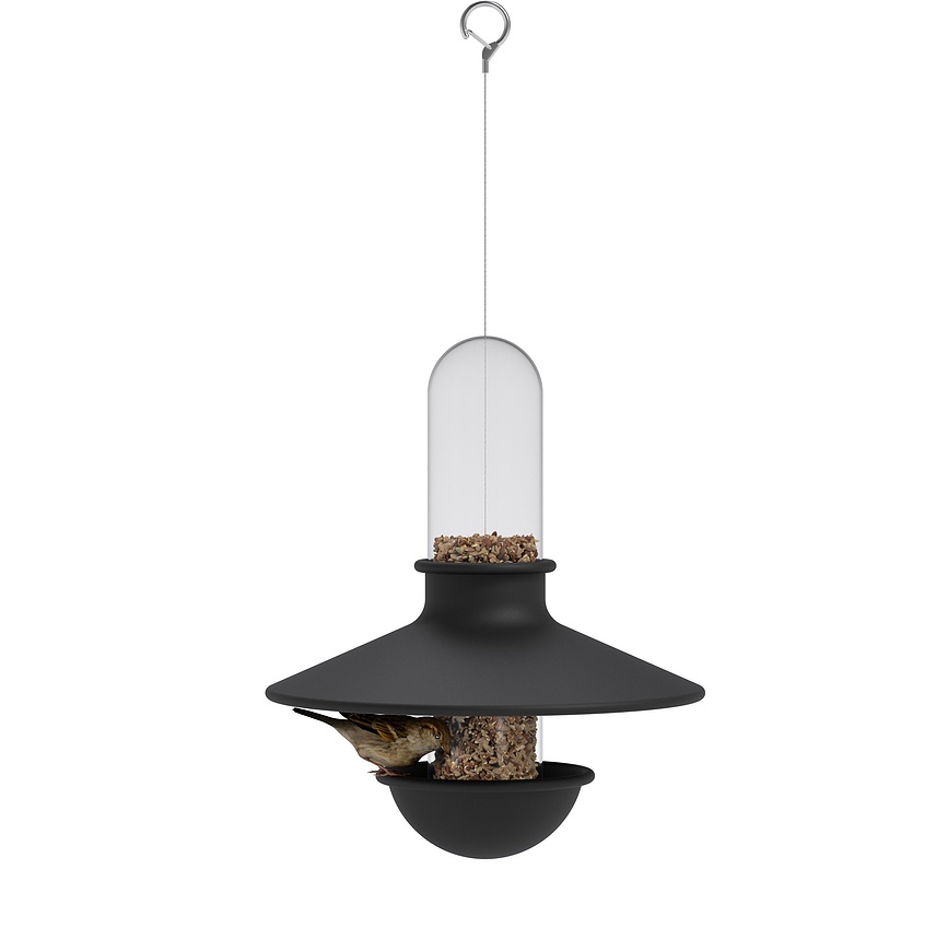 De Luxe Mangeoire à Oiseaux, noire