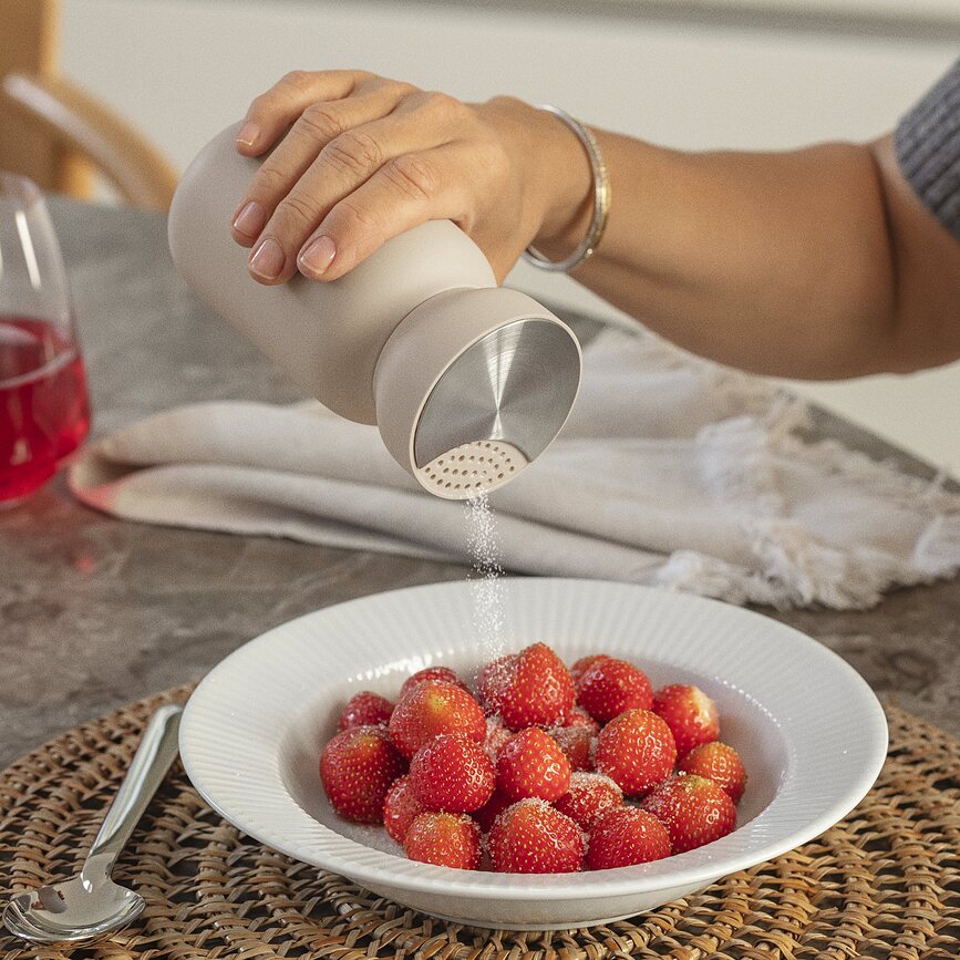 Distributeur de sucre ou d'épices Sapor, couleur sable