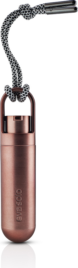 Dosificador de gel desinfectante Eva Solo, mini, marrón