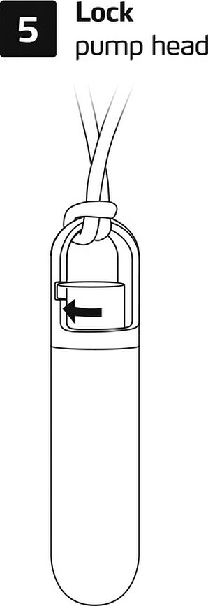 Dispensador de desinfectante Eva Solo, mini, plateado
