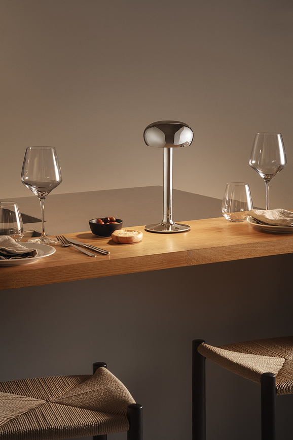 Emendo Lampe sans fil, argentée