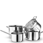 Eva Solo Cooking pot set stainless steel 4 pcs