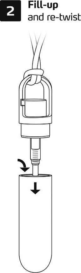 Eva Solo Dozator Dezinficijensa mini srebrni
