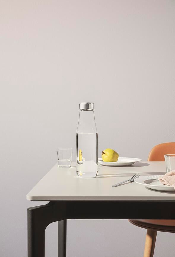 Eva Solo Karafa 1,3 L staklena s čepom od nehrđajućeg čelika