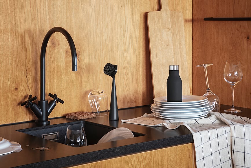 Eva Solo Ščetka za pomivanje posode, temno siva