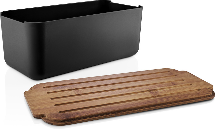 Eva Solo Kutija za Kruh crna s bambusovim poklopcem