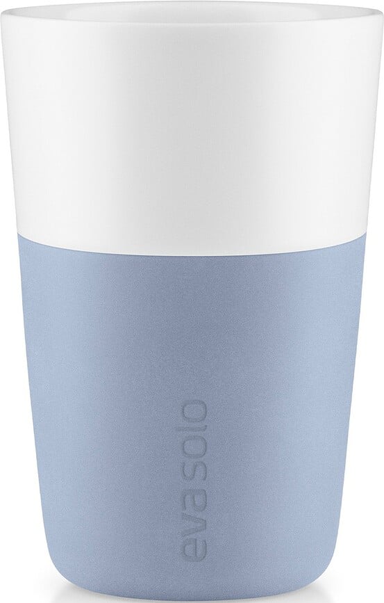 Eva Solo Latte-Tasse gedämpftes Blau 2 St.