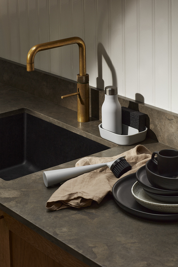 Eva Solo Organizator za pomivalno korito, črn, 4-delni set