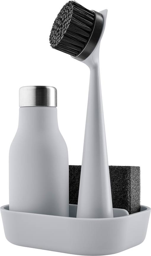 Eva Solo Οργανωτής Νεροχύτη, ανοιχτό γκρι, Σετ 4 τεμαχίων