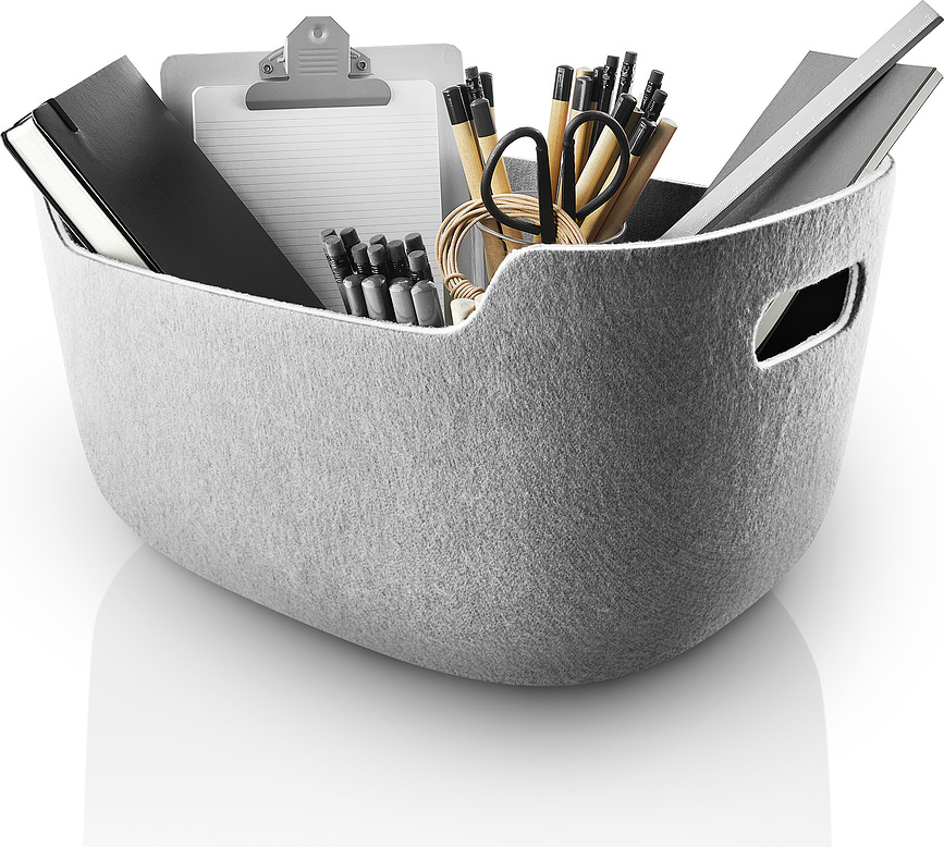 Eva Solo Panier de Rangement 40 cm, gris