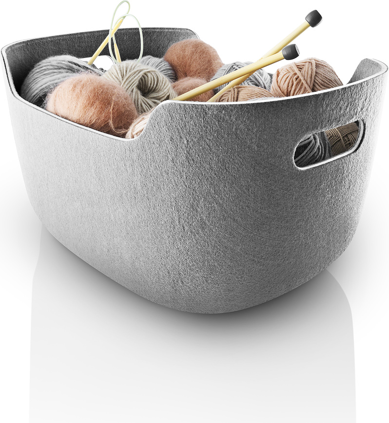 Eva Solo Panier de Rangement, 48 cm, gris