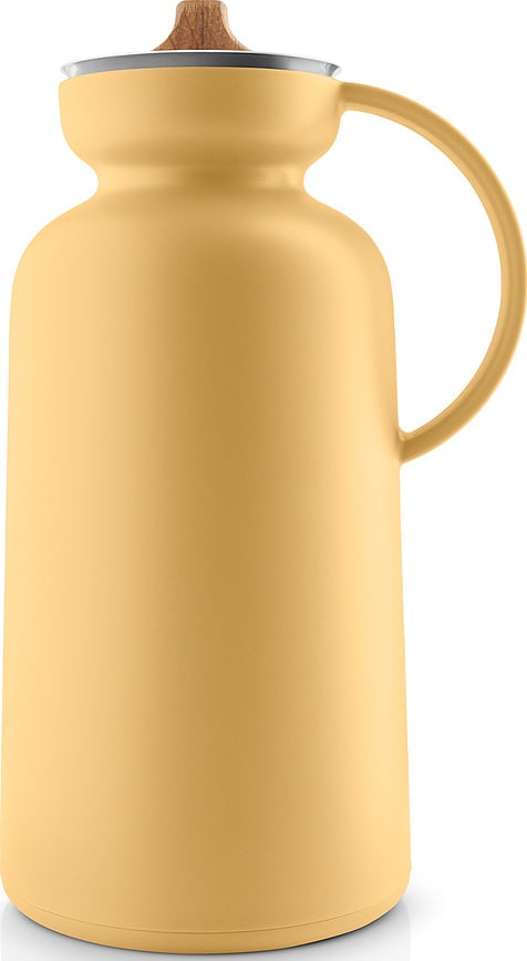 Eva Solo Silhouette Thermosflasche in goldener Sandfarbe mit Griff