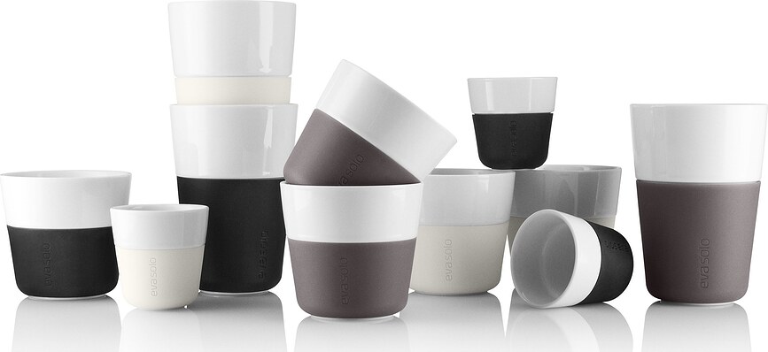 Eva Solo Tasses à Espresso, gris marbré, Lot de 2