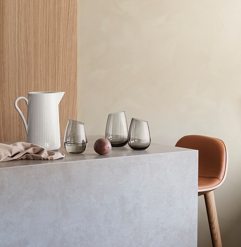 Eva Solo Verre à bord biseauté, 480 ml, fumé