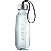 Eva Solo Wasserflasche 500 ml recycelt mit schwarzem Griff